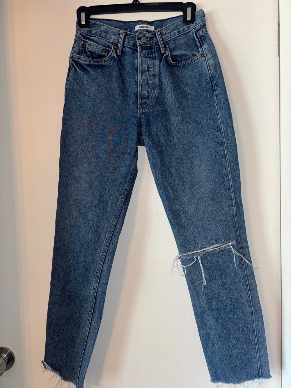 GRLFRND Distressed Jeans